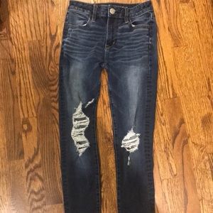American Eagle ripped jeans